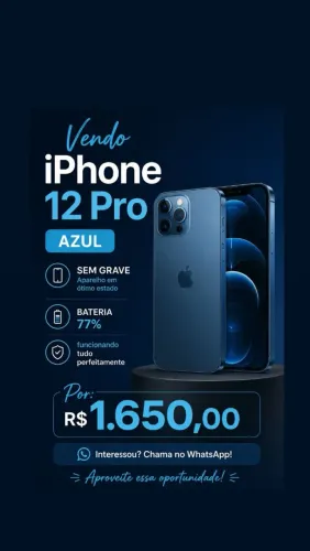 Vendo iPhone 12 Pro Max Azul