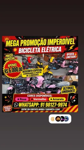 Vende-se bicicleta elétrica