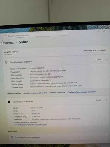 PC Lenovo ThinkCentre + Monitor Lenovo 21,5