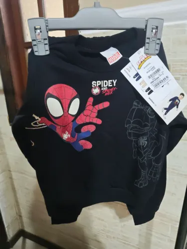Conjunto de blusão e calça tamanho 2 homem-aranha