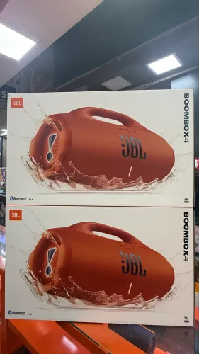 JBL BOOMBOX 4 LARANJA NACIONAL NOTA FISCAL GARANTIA 1 ANO