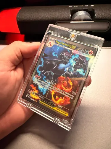 Carta Pokémon TCG - Mega Charizard X ex (125/094) - Ilustração Rara / Perfeito Estado