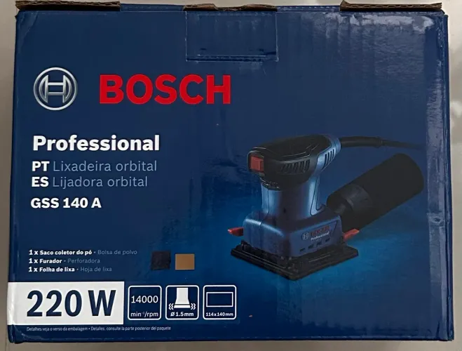 Bosch Lixadeira Orbital GSS 140-A 