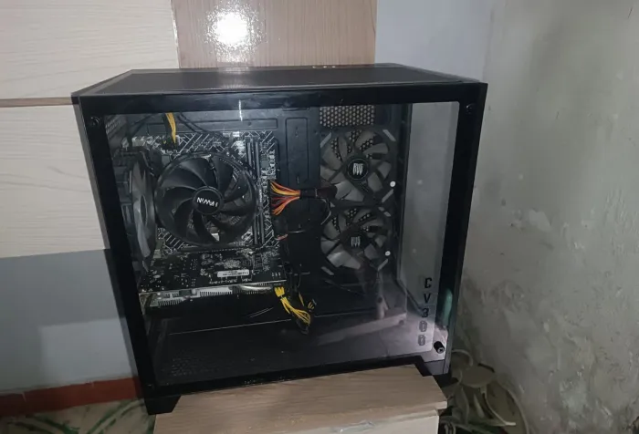 PC Gamer Ryzen 5 5500 + RX 580 8GB + 16GB RAM + SSD NVMe 512GB