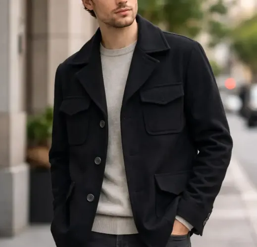 Vende-se Sofisticado Sobretudo Masculino