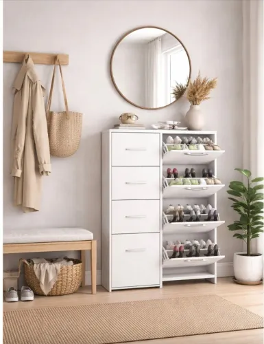 Sapateira Luna - Organização, Elegância e Praticidade para seu Lar