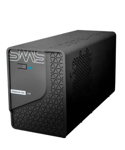 Nobreak Sms Lite 600va | 300w - Bivolt Ent: 115/ 220v - Saída Preto