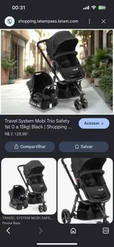 Carinho de bebê 