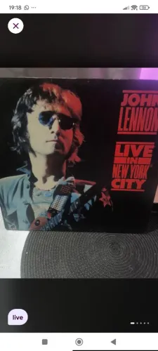 LP vinil John Lennon Live in new York city 