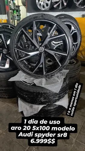 kit zero 1 dia de uso no precinho aro 20