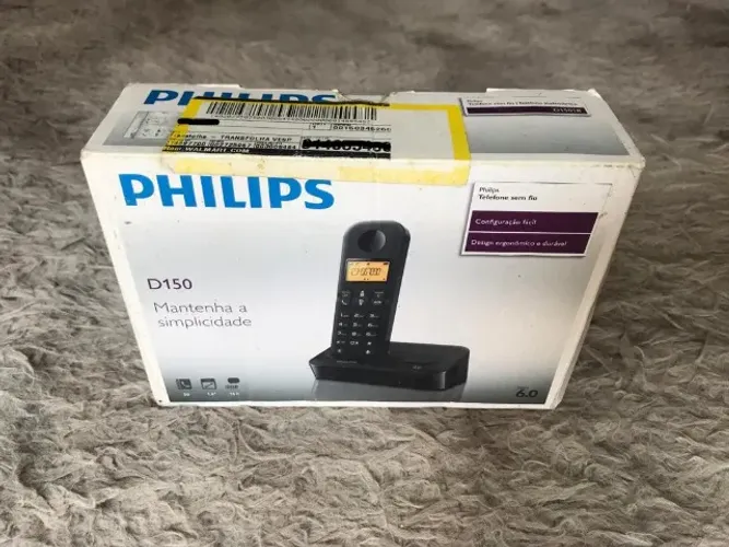 Telefone Philips sem fio D150 Na Caixa Funcionando 100%