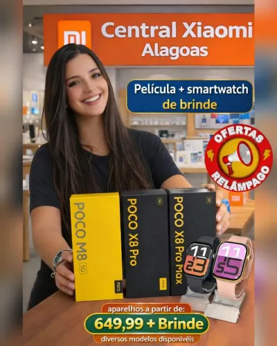 Xiaomi Poco X8 Pro Max 5G, Poco X7 Pro 5G, Redmi Note 15 5G e Diversos Modelos