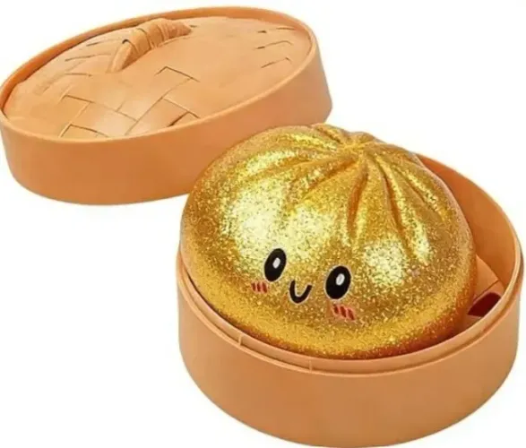 Brinquedo Antiestresse Squishy Formato Dumpling Kawaii