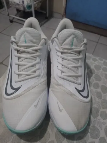 Tênis Nike Precision 7 Branco Masculino Sola Verde | Original Esportivo