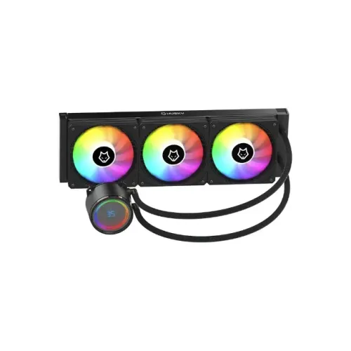 Water Cooler Husky Glacier, Iluminação ARGB, 360mm, AMD e Intel, Preto, 12x 33,20