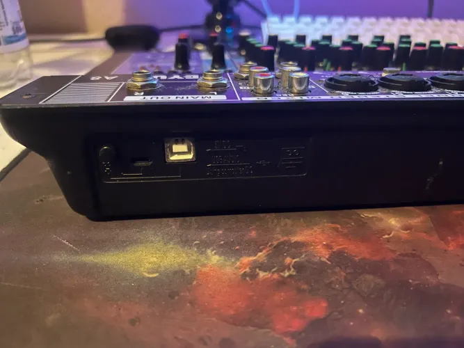 Mesa de som 8 canal interface de audio usb , Bluetooth