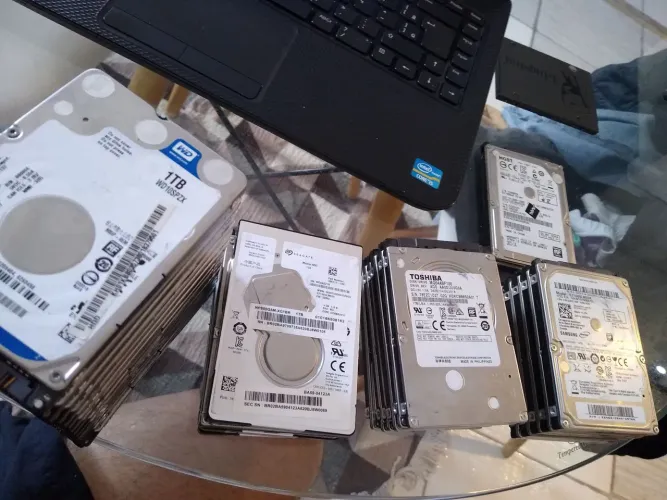 Lote 34 HDs notebook 1tb