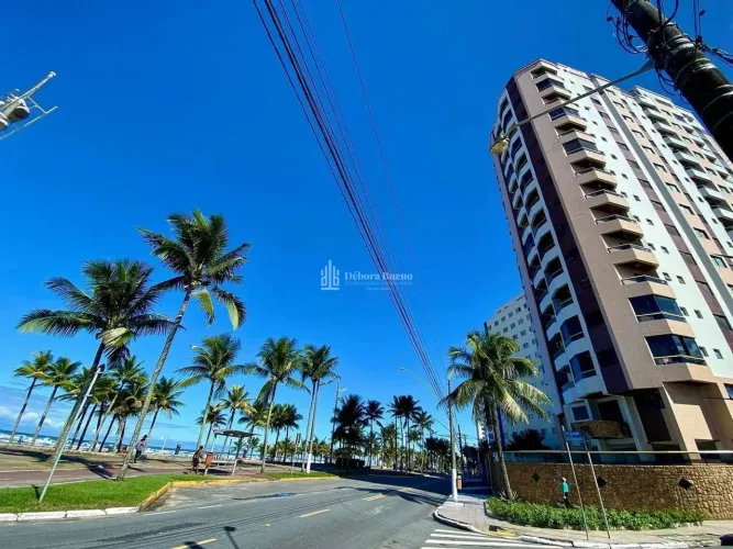 Frente Mar Vista Mar,1dorm MOBILIADO,1vaga,sacada e lazer,ACEITA BANCO APENAS R$410MIL