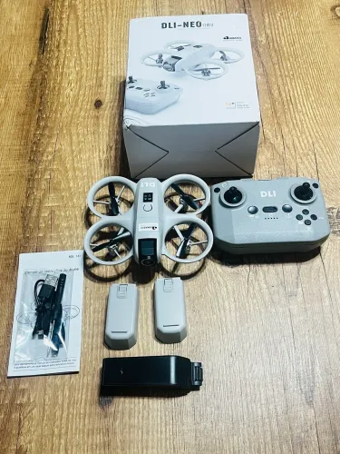 Drone NEO Mini 4k Full HD com 2 baterias e sensor de obstaculos
