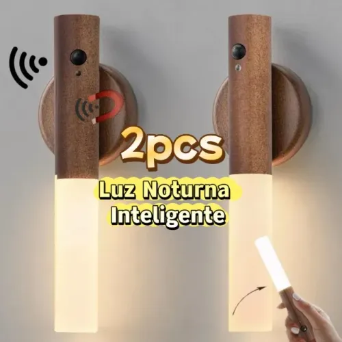 Achadinho Shopee Kit 2 Luzes LED Recarregáveis para Quarto Corredor Escada