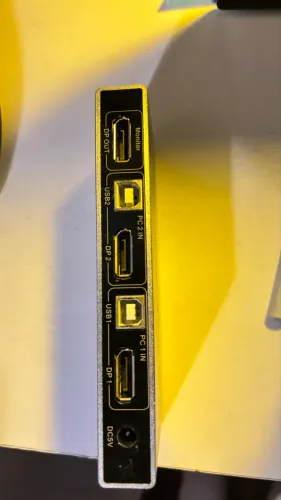 Switch KVM de conexão displayport 8K, excelente para jogos