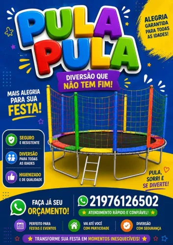 Pula pula para seu evento 