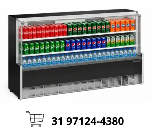 Balcão Refrigerado 2M 2 Placas Gelopar Novo