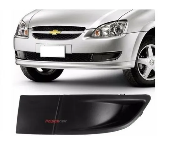 Moldura Grade Parachoque corsa classic Sem Furo para Farol de Milha cltmm bmtkz