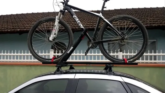 Transbike P/ Rack de Teto - Modelo Calha - Transporta 01 Bike