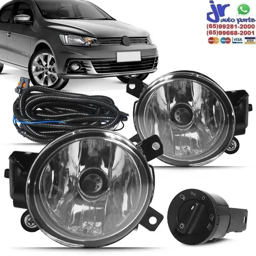 Kit Farol Milha Gol G7 2016 2017 Neblina Auxiliar