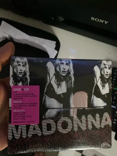 DVD + CD Madonna Stick& Sweet tour (lacrado)