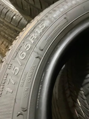 2 Pneus 175/65/15 Goodyear GPS3 Sport novos Honda Fit/City valor mínimo