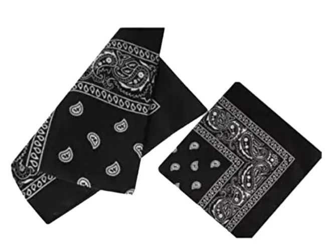 Colar Duplo Da Amizade mais Lenço Bandana