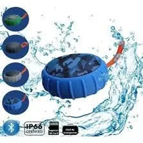 Caixa de Som a Prova D'água Bluetooth pra Piscina Praia Banheiro Mp3 Rádio FM 