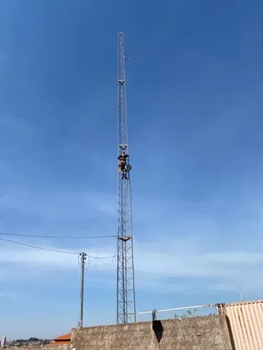 Torre Internet Galvanizado Fogo