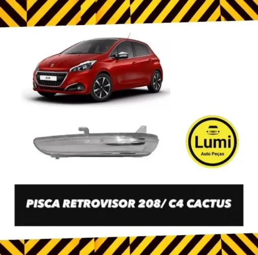 Pisca Retrovisor 208/C4 - Novo!!