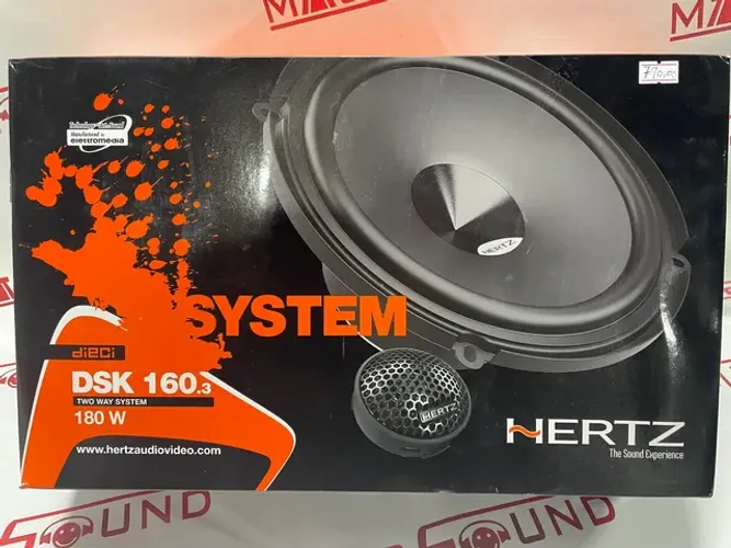 Kit 2 vias hertz 6? dsk 160.3 original italiano instalado 