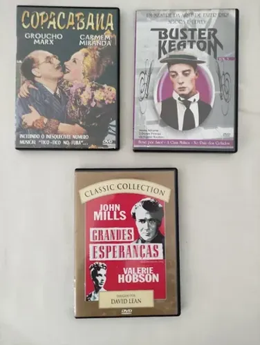 Lote com 3 Dvds Clássicos e Raros