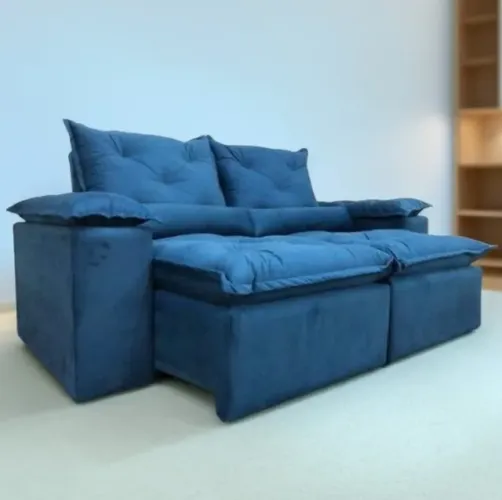 sala sofa retratil e reclinavel