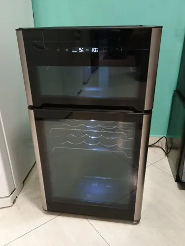 Adega Electrolux 2 Portas Dual Zone (vinho e espumante) Acabamento Inox (ACD29) - 127v
