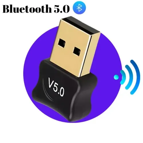 Adaptador Receptor Usb 5.0 Plug And Play Bluetooth Pc Note