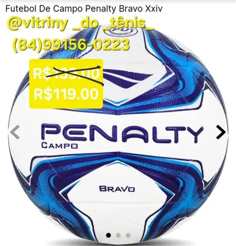 BOLA DE CAMPO PENALTY ORIGINAL R$119.00