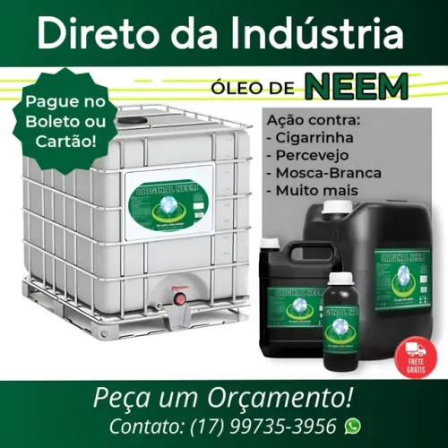 Controle de Pragas -Óleo de Neem