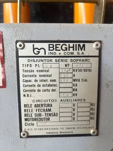 Disjuntor beghim pl15