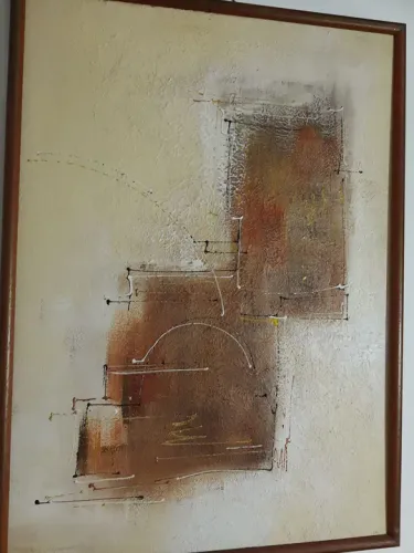 Tela abstrata- acrilico