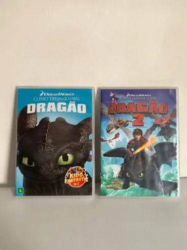 DVD Como Treinar o Seu Dragão 1 e 2 - LACRADOS 