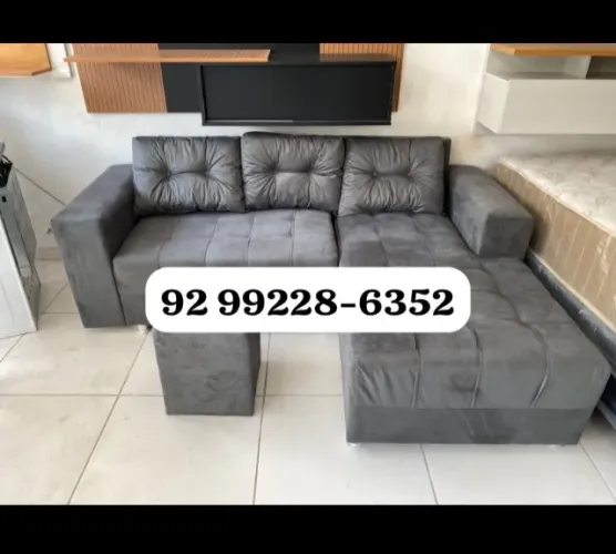 Sofá cinza novo - entrego
