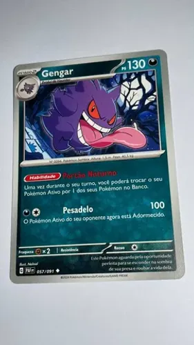 Gengar (057/091) - Destinos de Paldea - Pokemon TCG - card comum