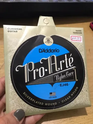 Encordoamento Premium Daddario Pro Arte Violão Nylon Ej46