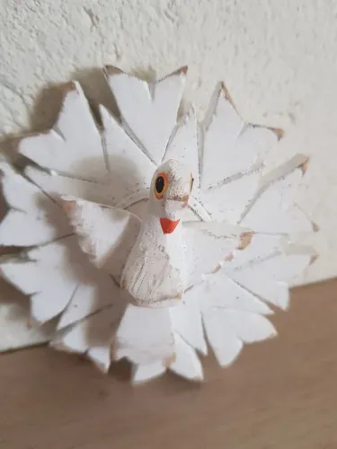 Decoração de madeira em forma de pomba - ideal para decoração de casas e eventos